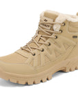 Mens Winter Snow Boots Non Slip For Hiking&Walking